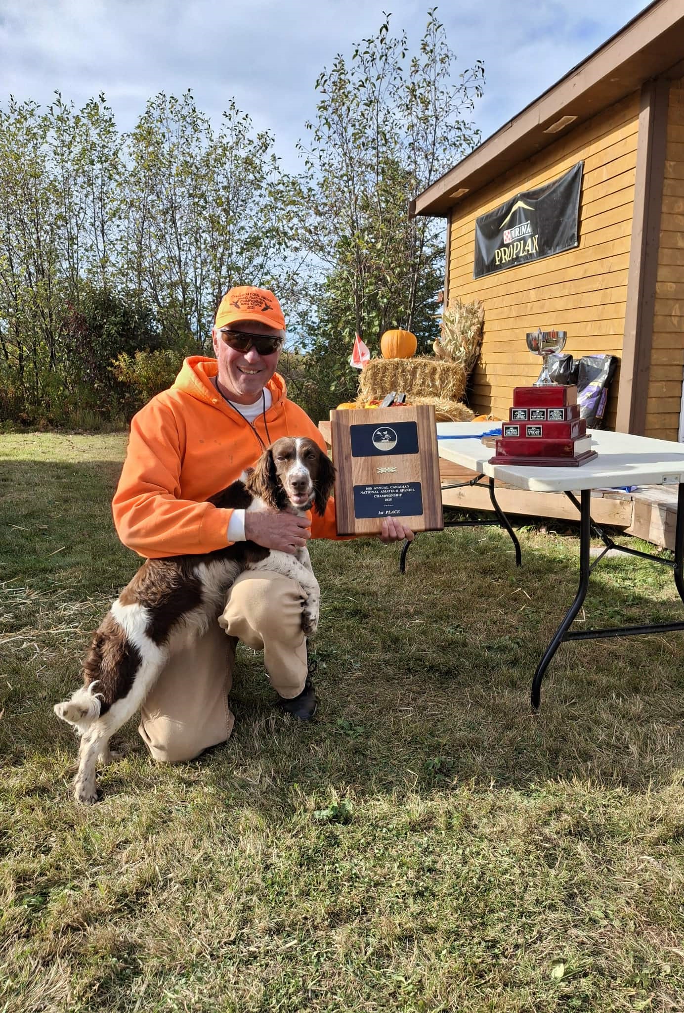2025 National Amateur winner with plaque